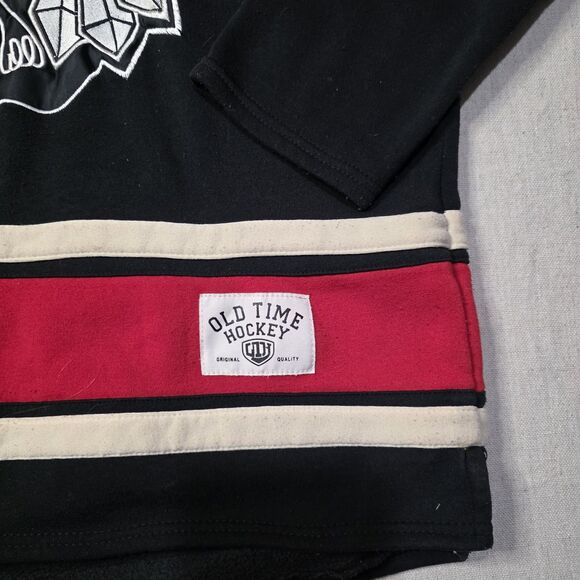 Old Time Hockey #2 Keith Chicago Blackhawks Sweatshirt Hoodie M Skeleton Skull - Picture 3 of 12